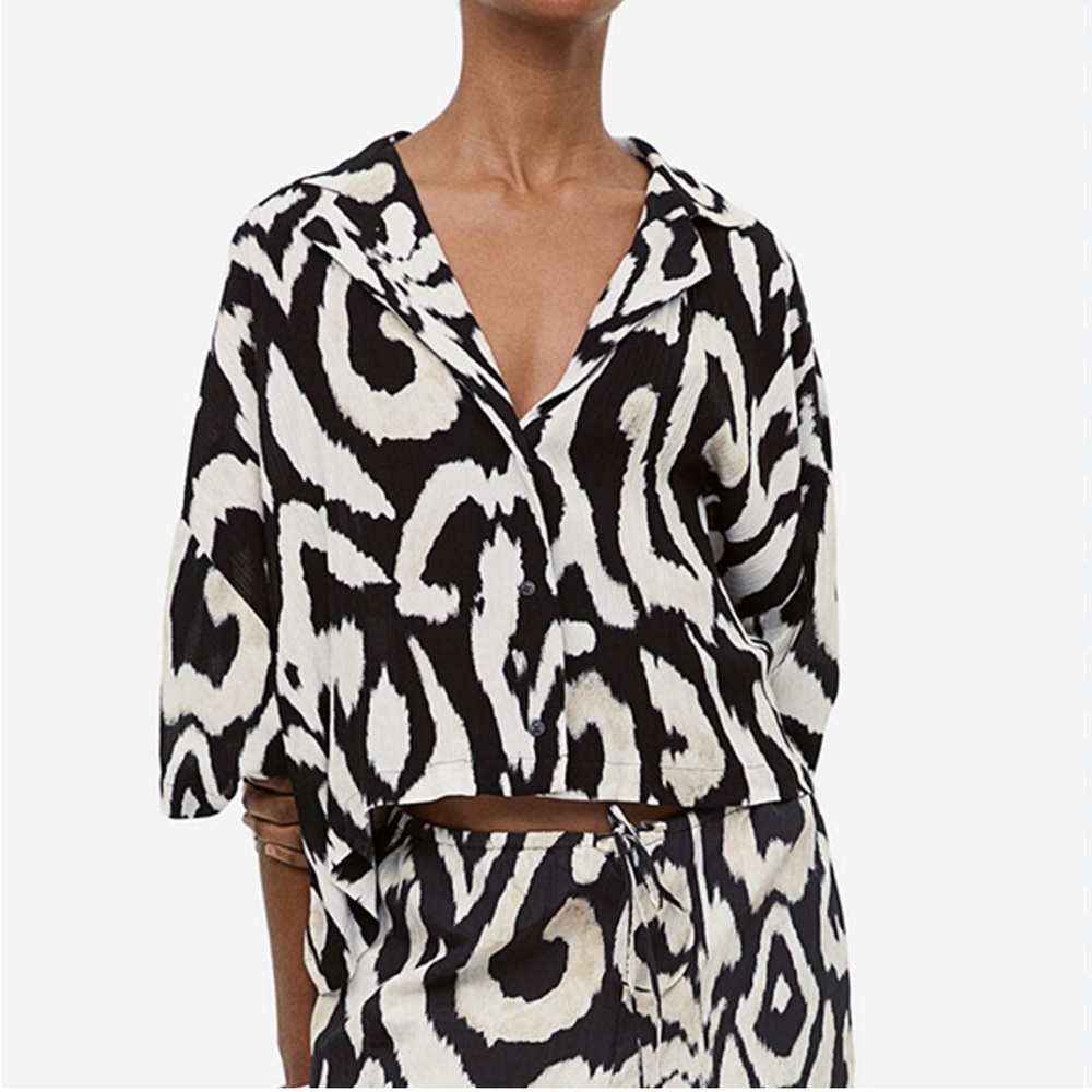 H&M Oversized Resort Shirt